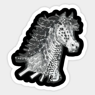 Pickleball HORSE by Pickleball ARTwear Sticker